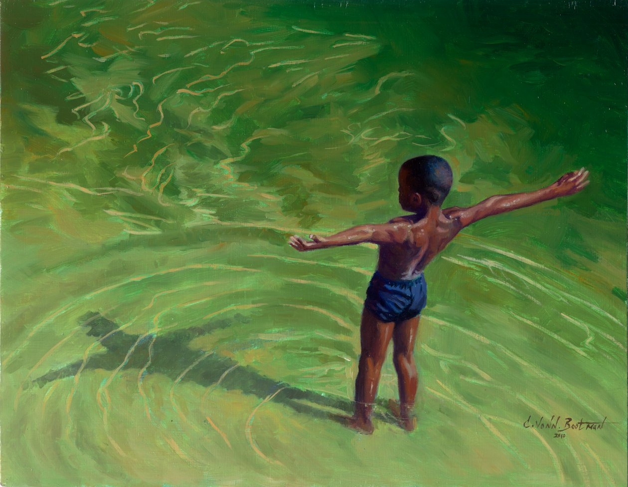 我，2011，（木油） 作者 科林·布特曼