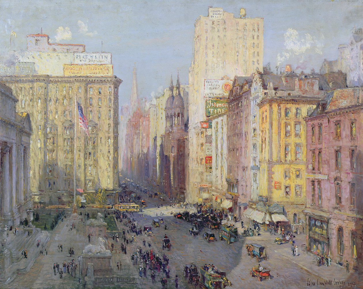 纽约第五大道，1913年 作者 科林·坎贝尔·库珀