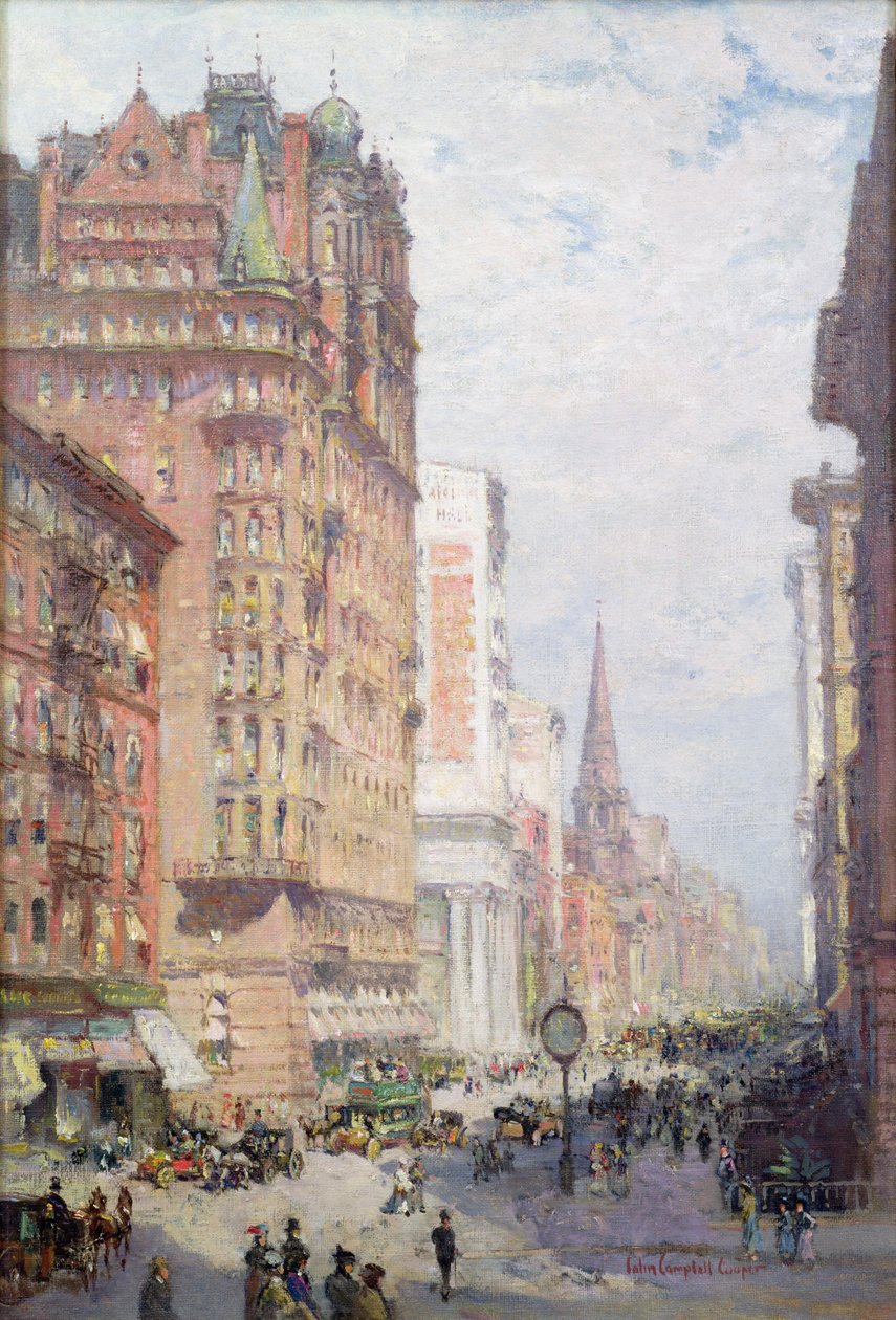 纽约市第五大道，1906年 作者 科林·坎贝尔·库珀