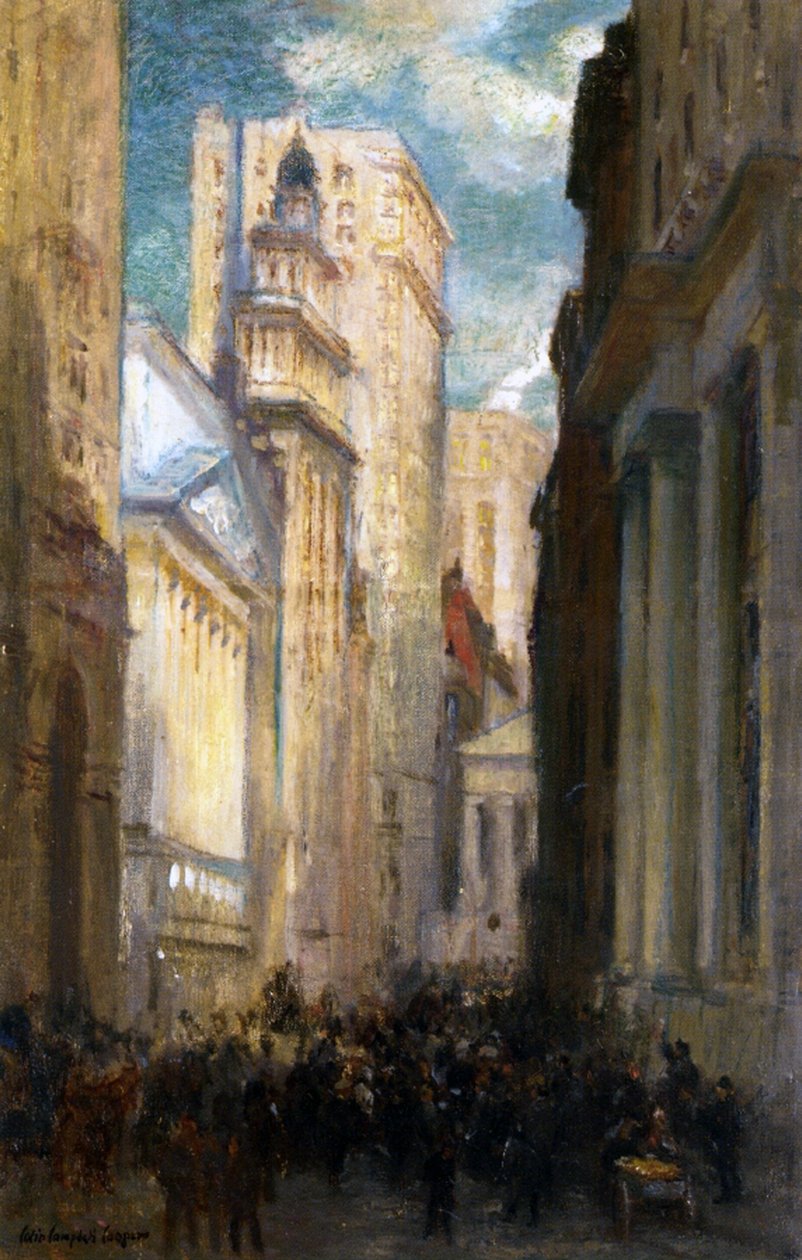 纽约华尔街，1905年 作者 科林·坎贝尔·库珀