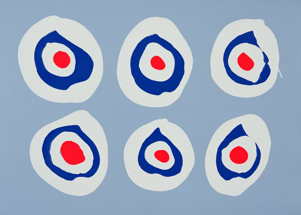 Revolver，1998（画布上的丙烯酸） 作者 科林·布斯