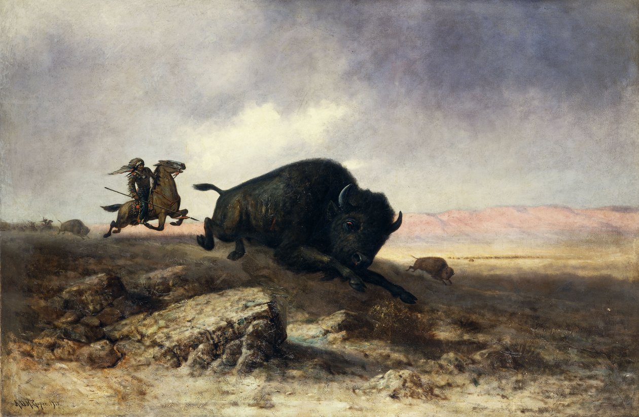 布法罗·亨特（Buffalo Hunt） 作者 科林·坎贝尔·库珀