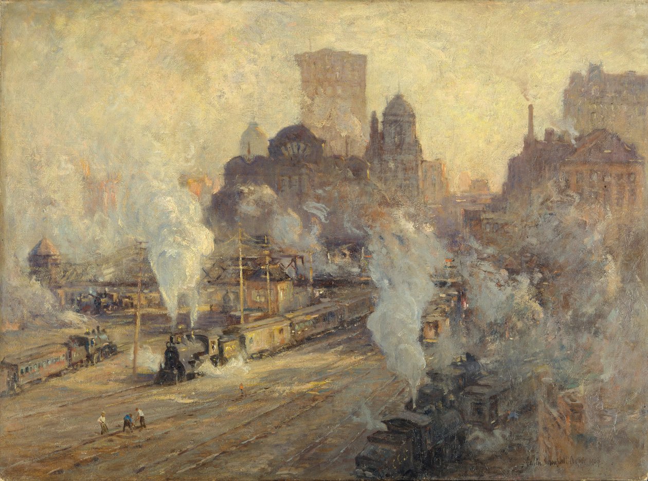大中央车站，1909年 作者 科林·坎贝尔·库珀