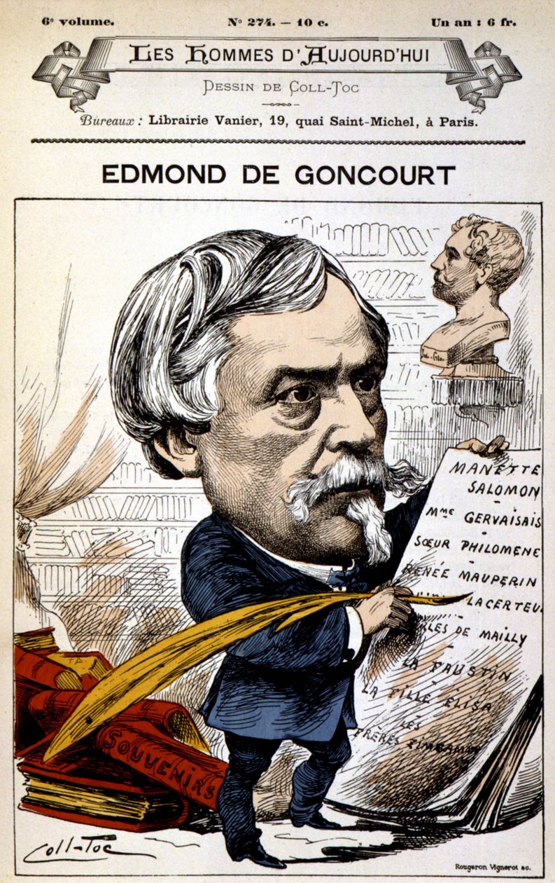 Edmond de Goncourt - 科尔-托克（科尔托克），在“今天的男人”，19世纪末 作者 科尔托克