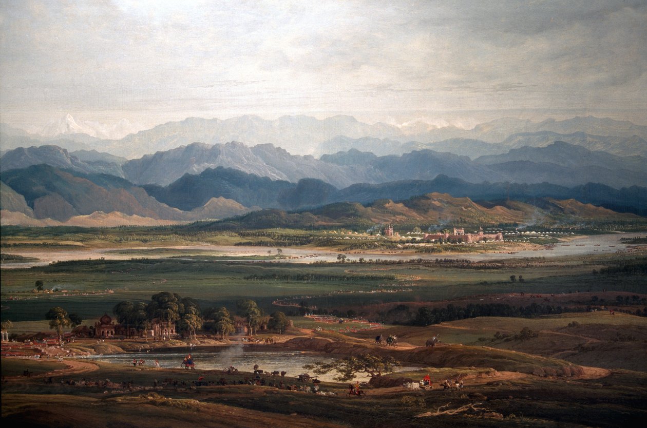 黑斯廷斯的弗朗西斯侯爵3月1754-1826 1814-15油画布237634的细节 作者 查尔斯·约瑟夫·道尔上校