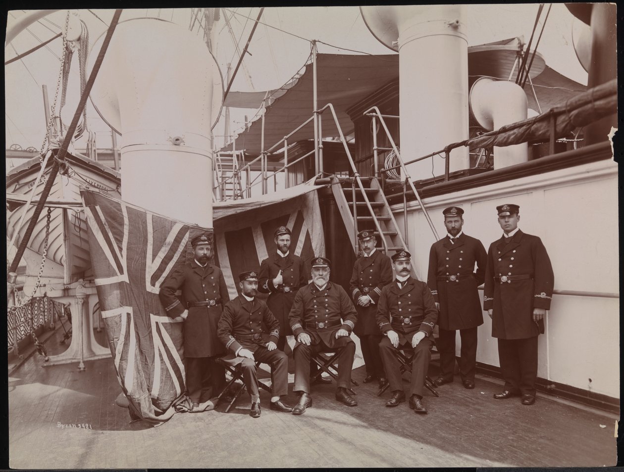 Cunard Line, S.S. "Umbria", c.1897 (b/w photo) 作者 拜伦公司
