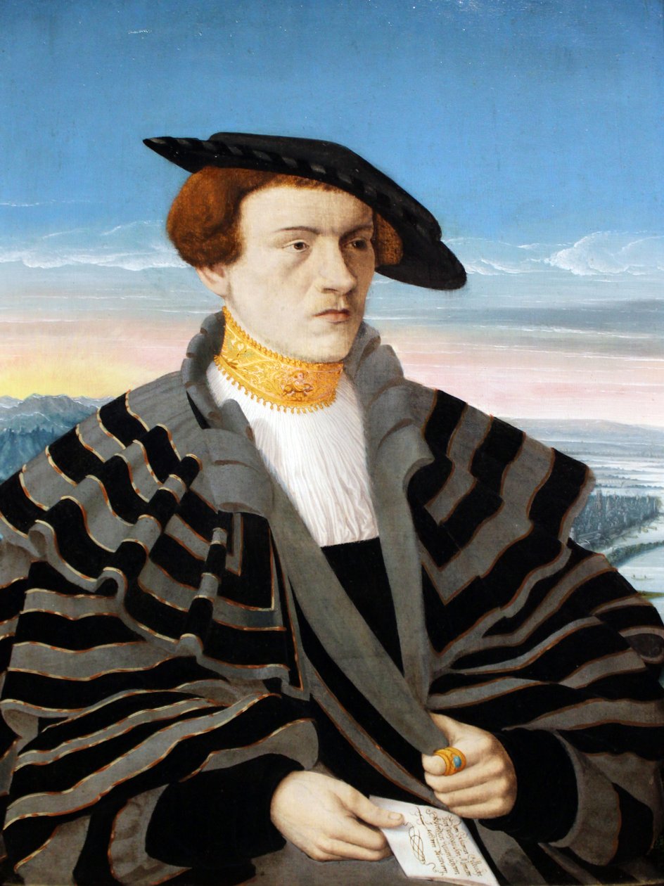 Gilbrecht von Holzhausen的肖像（1514-1550） 作者 康拉德·法伯·冯·克罗伊茨纳赫
