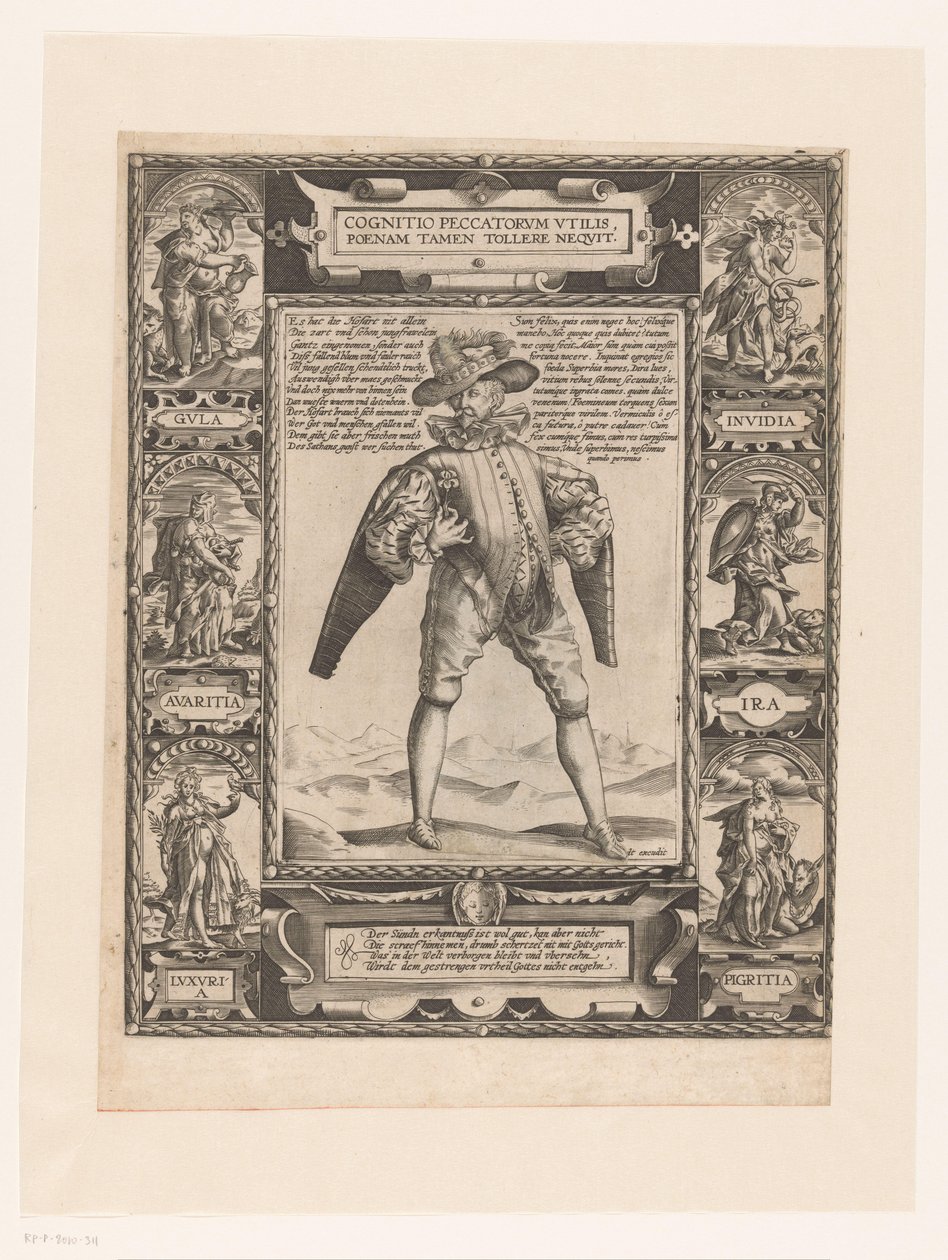 罪恶之镜
骄傲的寓言
Cognitio peccatorum utilis, poenam tamen tollere nequit（关于对象的标题） 作者 康拉德·戈尔茨