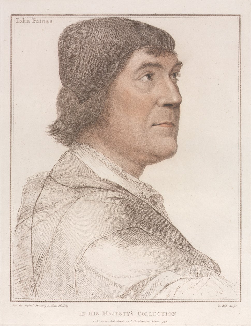 约翰·庞尼斯（John Poines），1792年。 作者 康拉德·马丁·梅斯（Conrad Martin Metz）