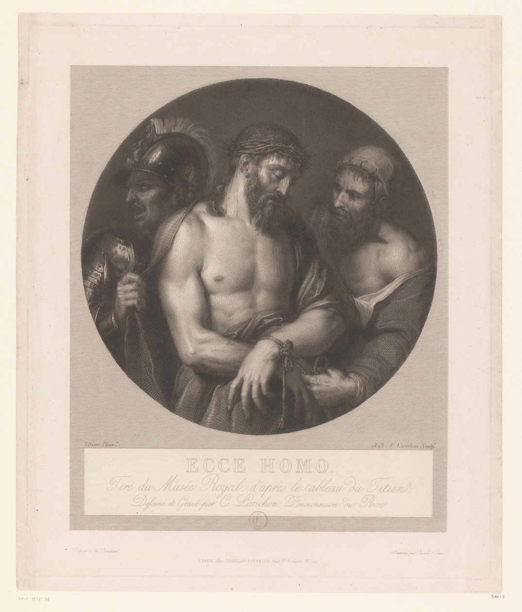 厄瓜多尔人
Ecce Homo（物品上的标题） 作者 路易斯·安托万·洛里肯