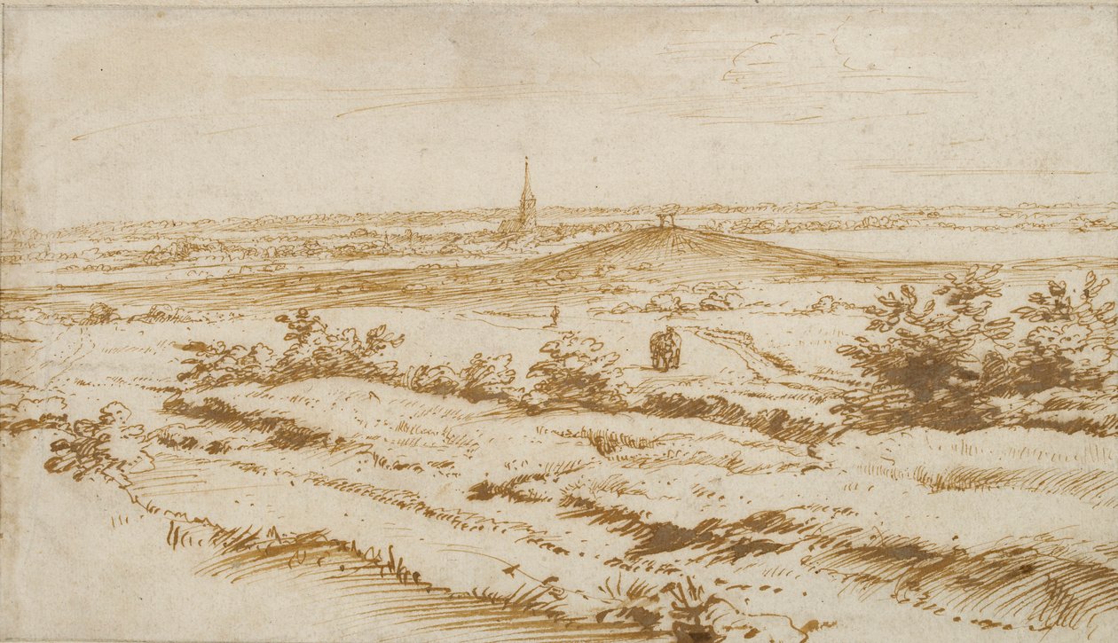 阿佩尔多恩附近的风景，1680年 作者 康斯坦丁惠更斯