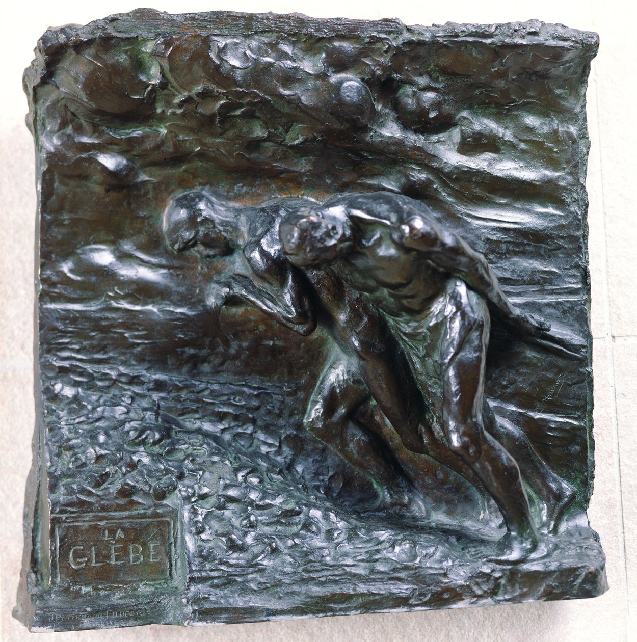 The Glebe，1892（铜牌） 作者 康斯坦丁·埃米尔·穆尼尔