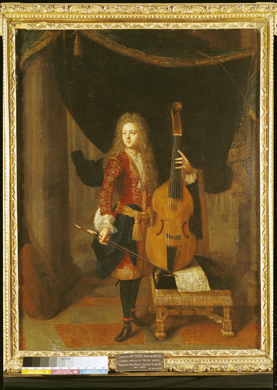 Johann Schenck的肖像（1660-1712） 作者 康斯坦丁·内舍尔