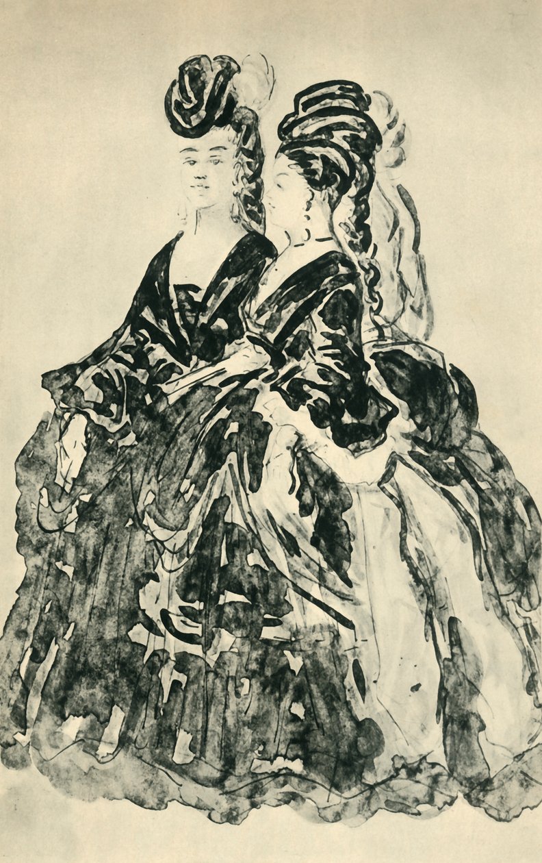 Deux Lorettes，1943年中叶，1943年。 作者 康斯坦丁人