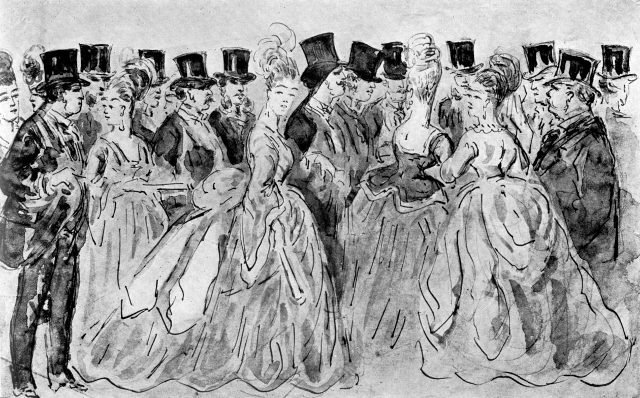 Le Promenoir，19世纪，1930年。 作者 康斯坦丁人