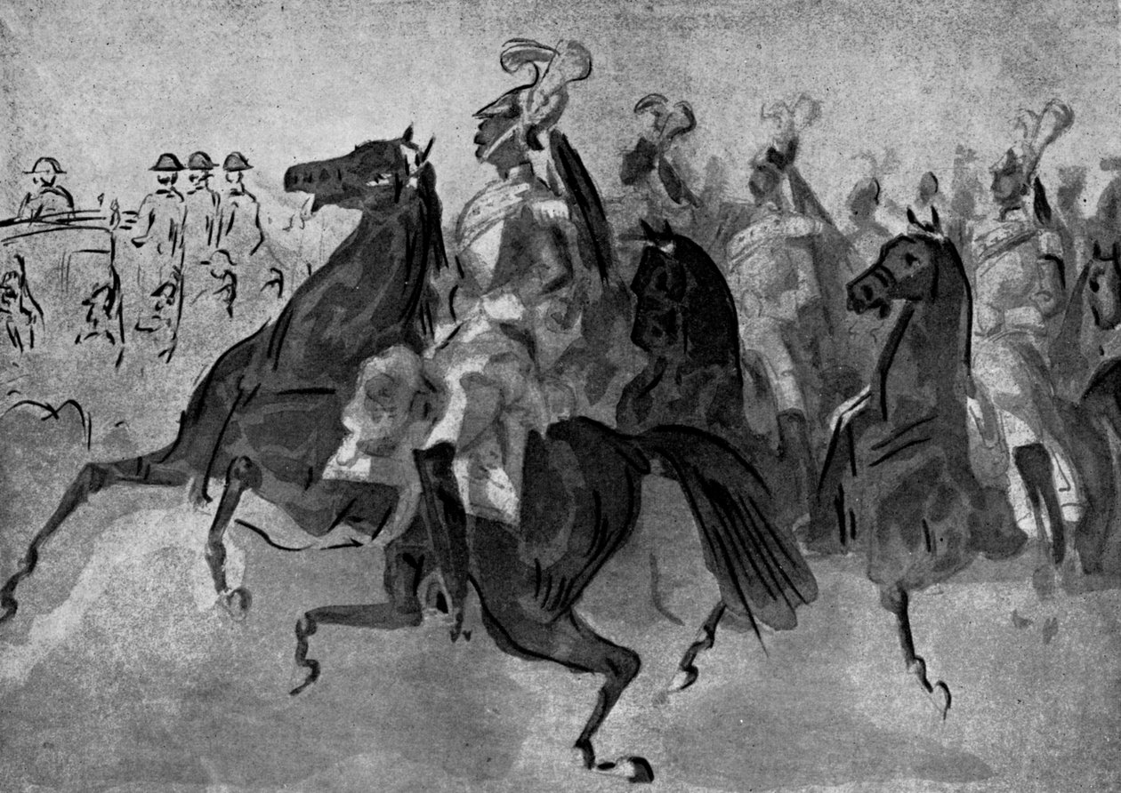 胸甲护卫队，19世纪，1930年。 作者 康斯坦丁人