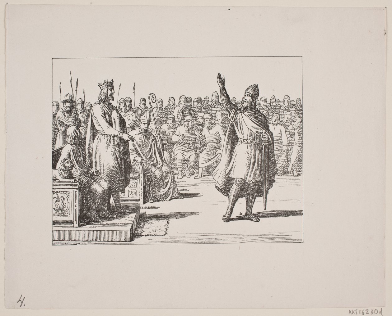 Svend Grundtvig 的插图，"Marsk Stig: Dansk Folkevise Fra 13de Aarhundrede"，1861 年 作者 康斯坦丁·汉森