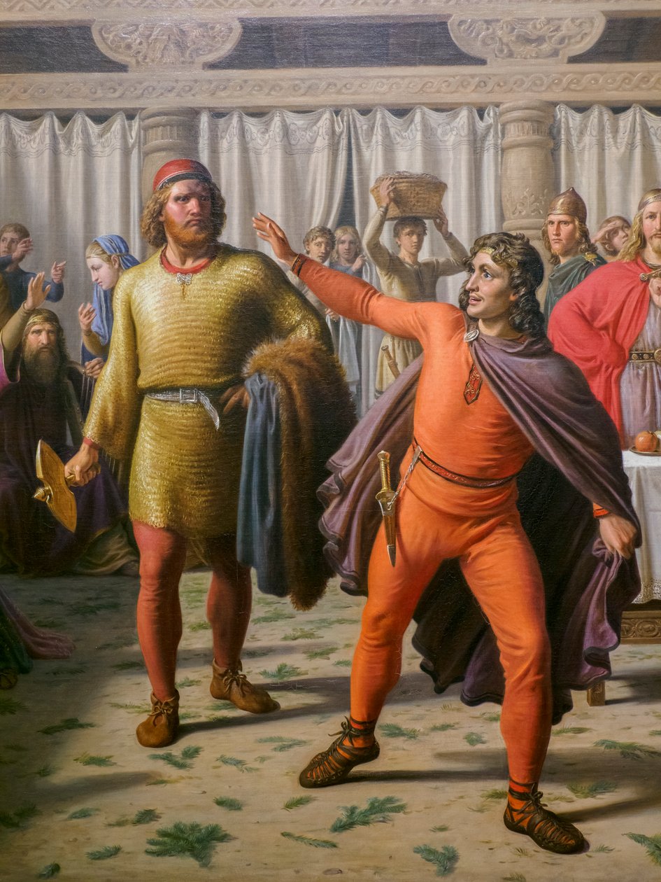 埃吉尔的盛宴》，细节 作者 康斯坦丁·汉森