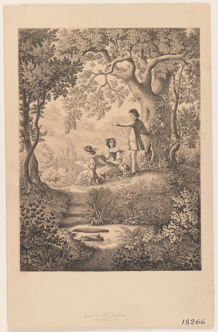 绘画课，1865年（正面375816） 作者 康斯坦丁·赫兹伯格