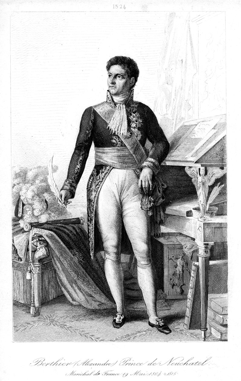 路易斯·亚历山大·伯锡尔（Louis Alexandre Berthier）1753-1815，法国元帅，1839年。 作者 康特瑙