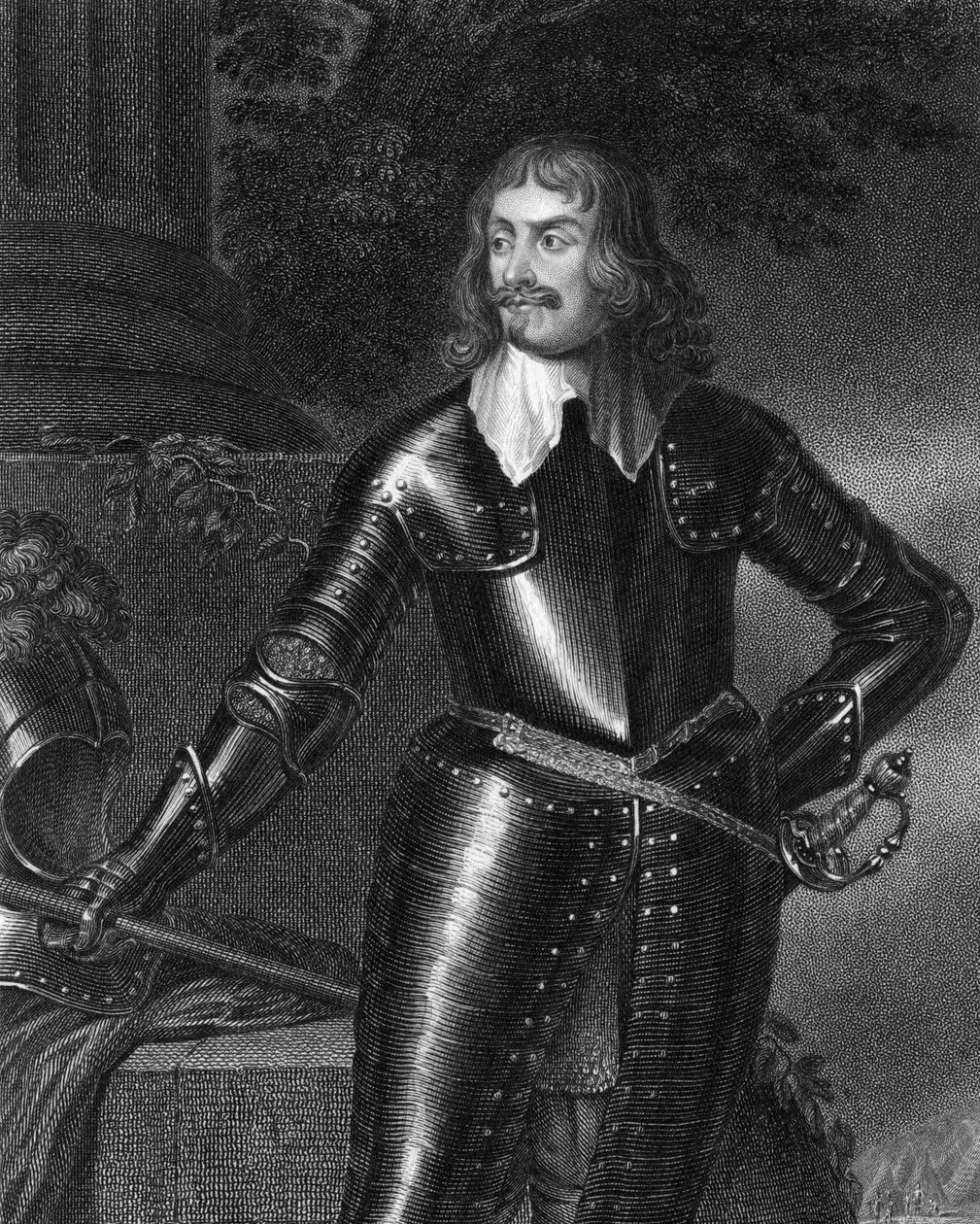 威廉·克雷文（William Craven），克雷文第一伯爵（1770-1825），英国士兵，1825年。 作者 库珀