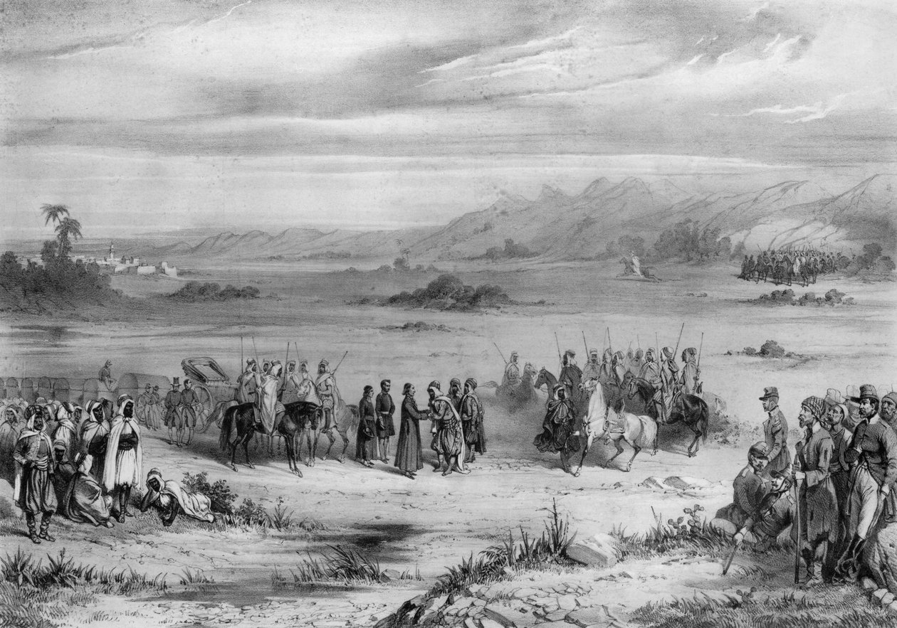 1841年阿尔及尔主教交换囚犯 作者 科平