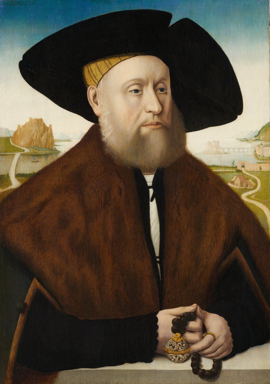 Heinrich vom Rhein zum Mohren 1477-1536, 1520年代末。 作者 仿照康拉德·费伯·冯·克雷兹纳赫 (Conrad Faber von Creuznach)。