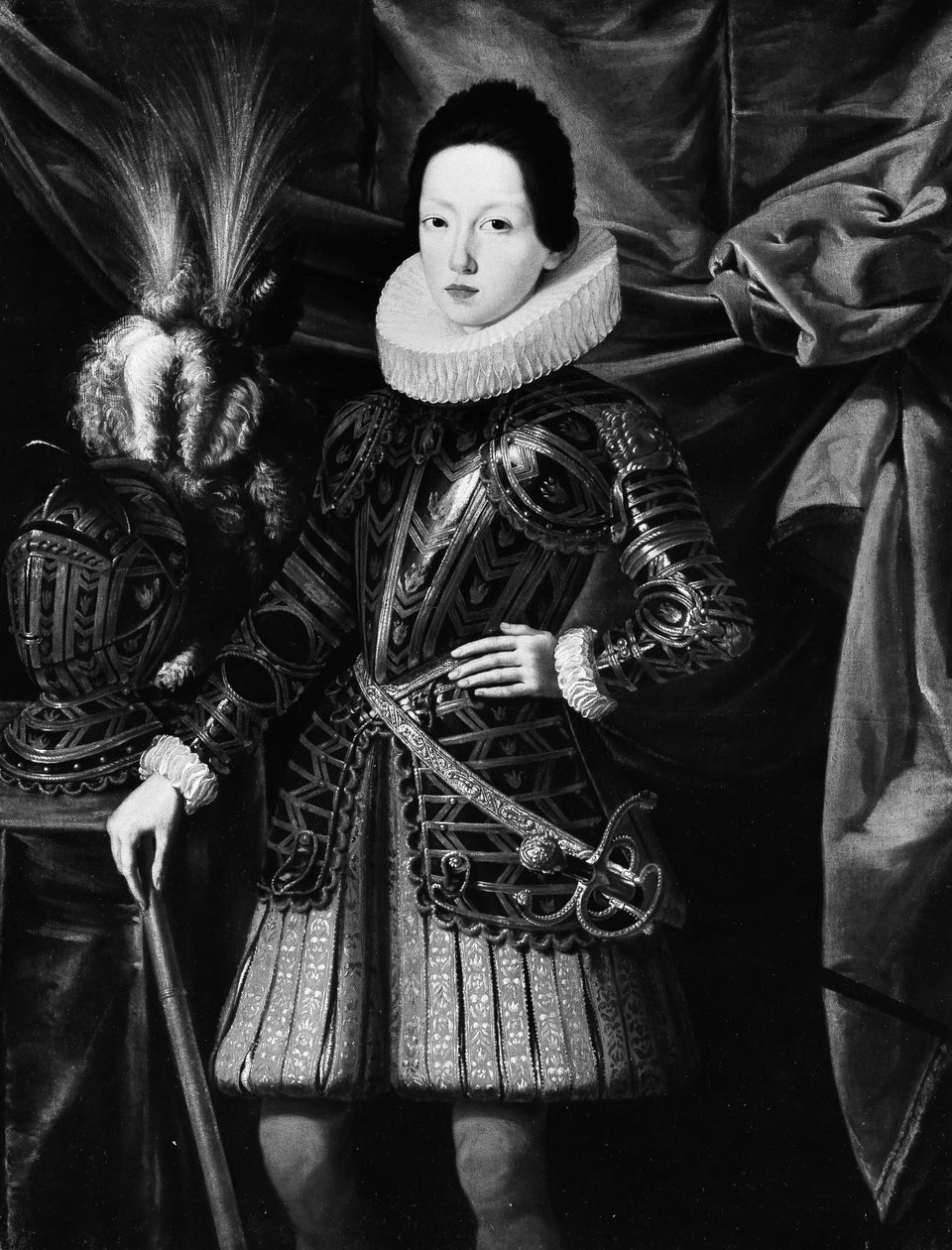 斐迪南多二世-德-美第奇1610-1670年作为一个男孩。 作者 在 Justus Sustermans 之后复制