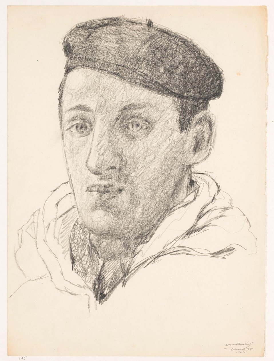 自画像：B-1-1，3 月 5 日
Cor van Teeseling 的自画像（系列名称） 作者 Cor van Teeseling