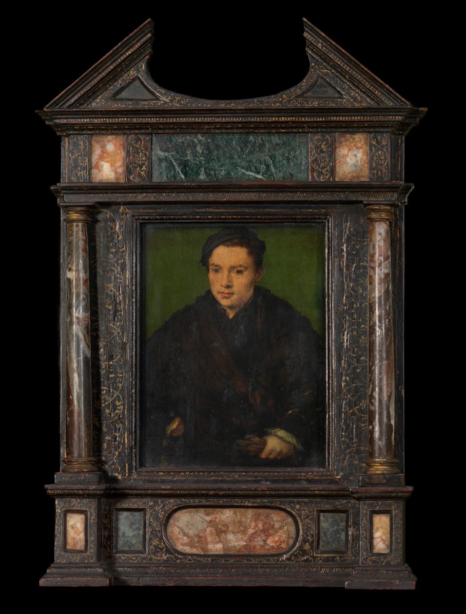 一个男人的肖像（面板油画） 作者 Corneille de la Haye（1500-75）