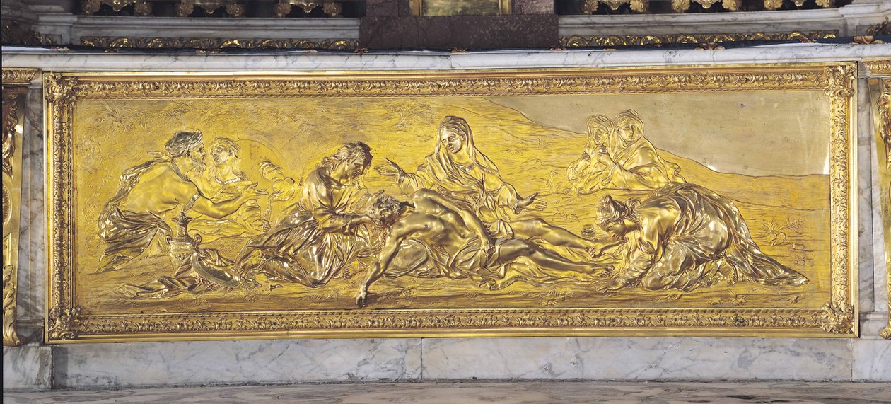 Pieta，来自皇家礼拜堂（镀金青铜） 作者 康妮·范·克莱夫（Corneille van Cleve）