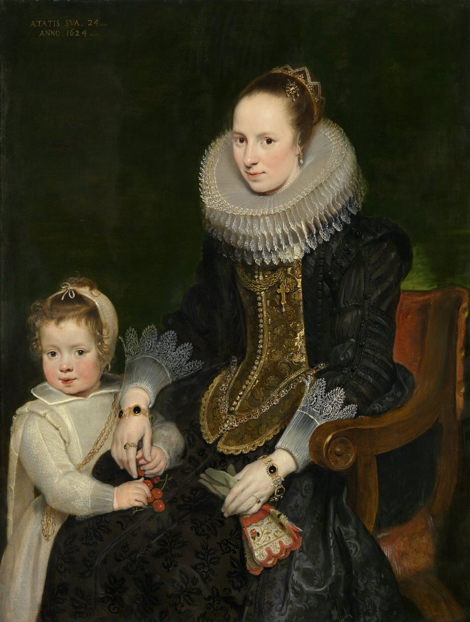 母亲和孩子 作者 Cornelis de Vos