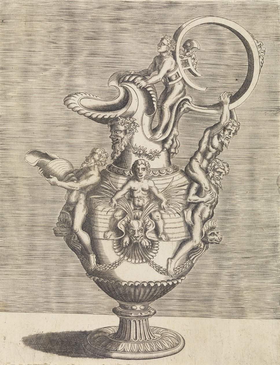 带把手的大口水壶 作者 Cornelis Floris II