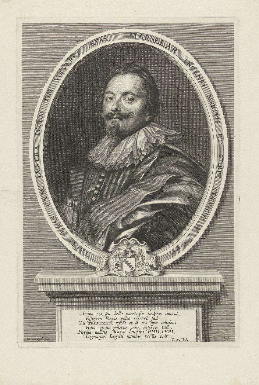 Frederick de Marselaer的肖像 作者 康奈利斯·加勒