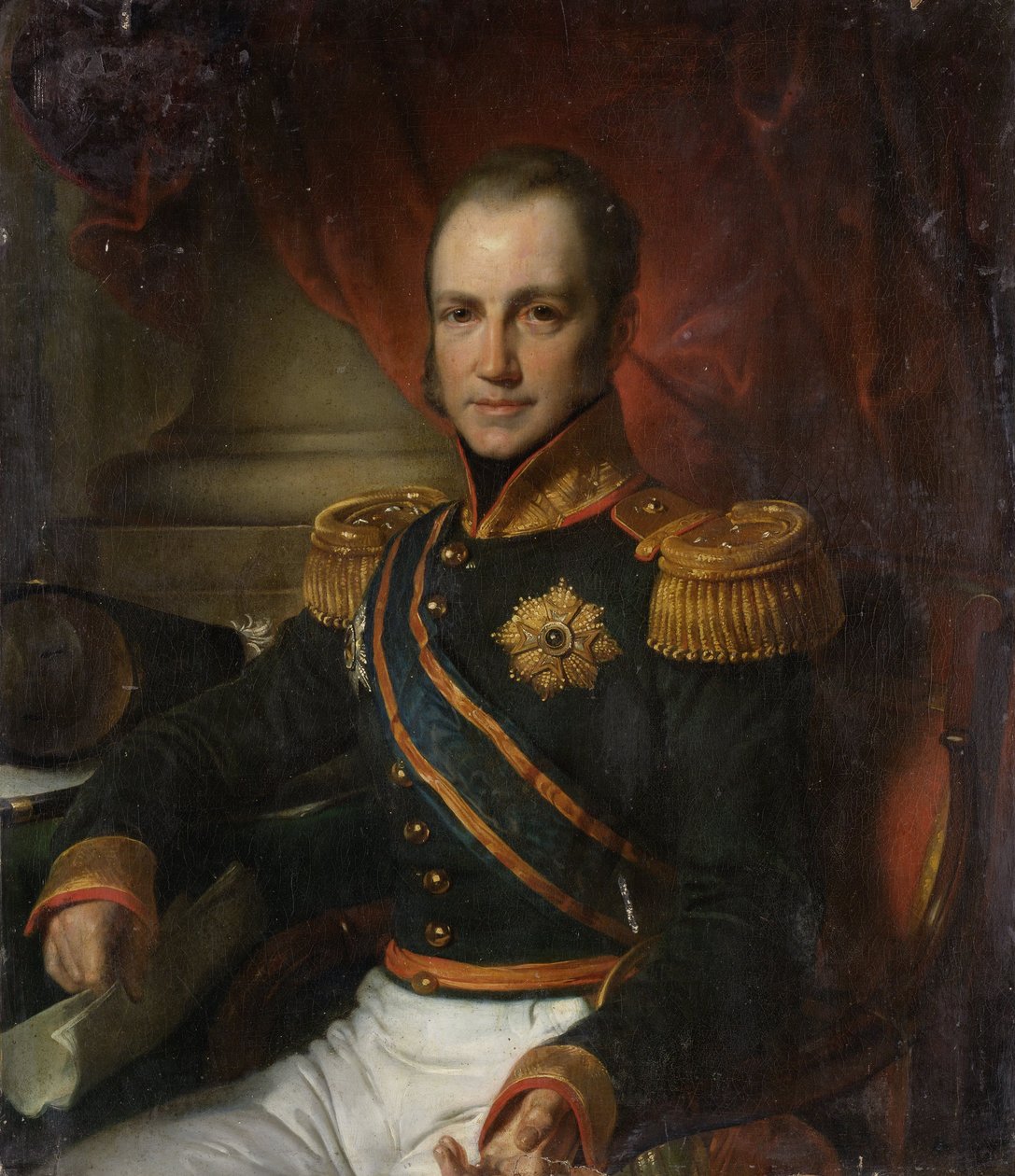 Godart Alexander Gerard Philip Baron van der Capellen（1778-1848）。总督（1816-26） 作者 科尼利斯·克鲁塞曼（Cornelis Kruseman）