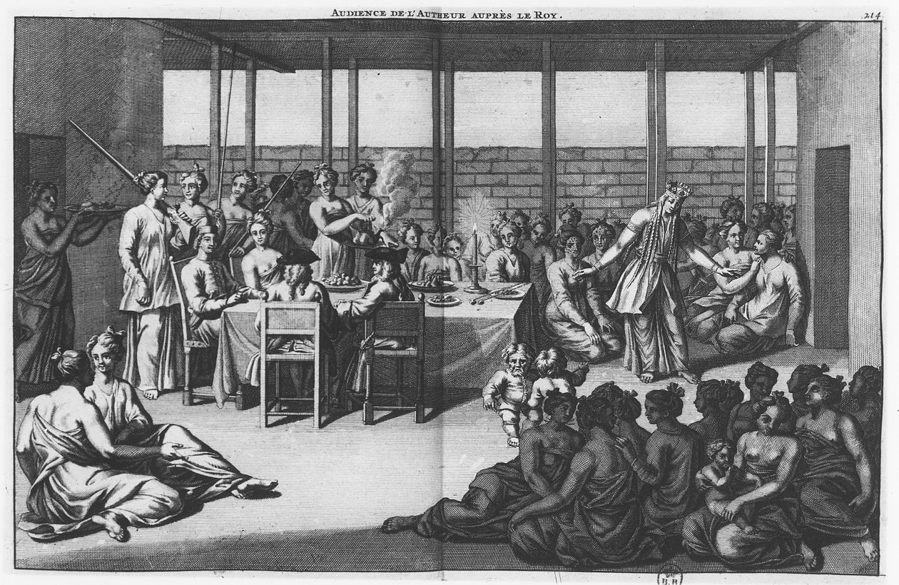 Bantam Sultan对Cornelis de Bruijn的观众 作者 科尼利斯·德·布鲁恩