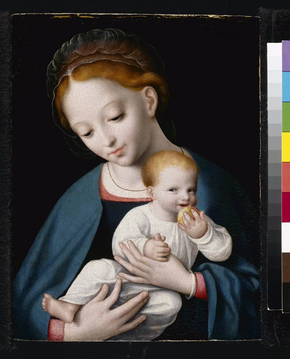 处女和儿童 作者 科尼利斯·范克莱夫（Cornelis van Cleve）