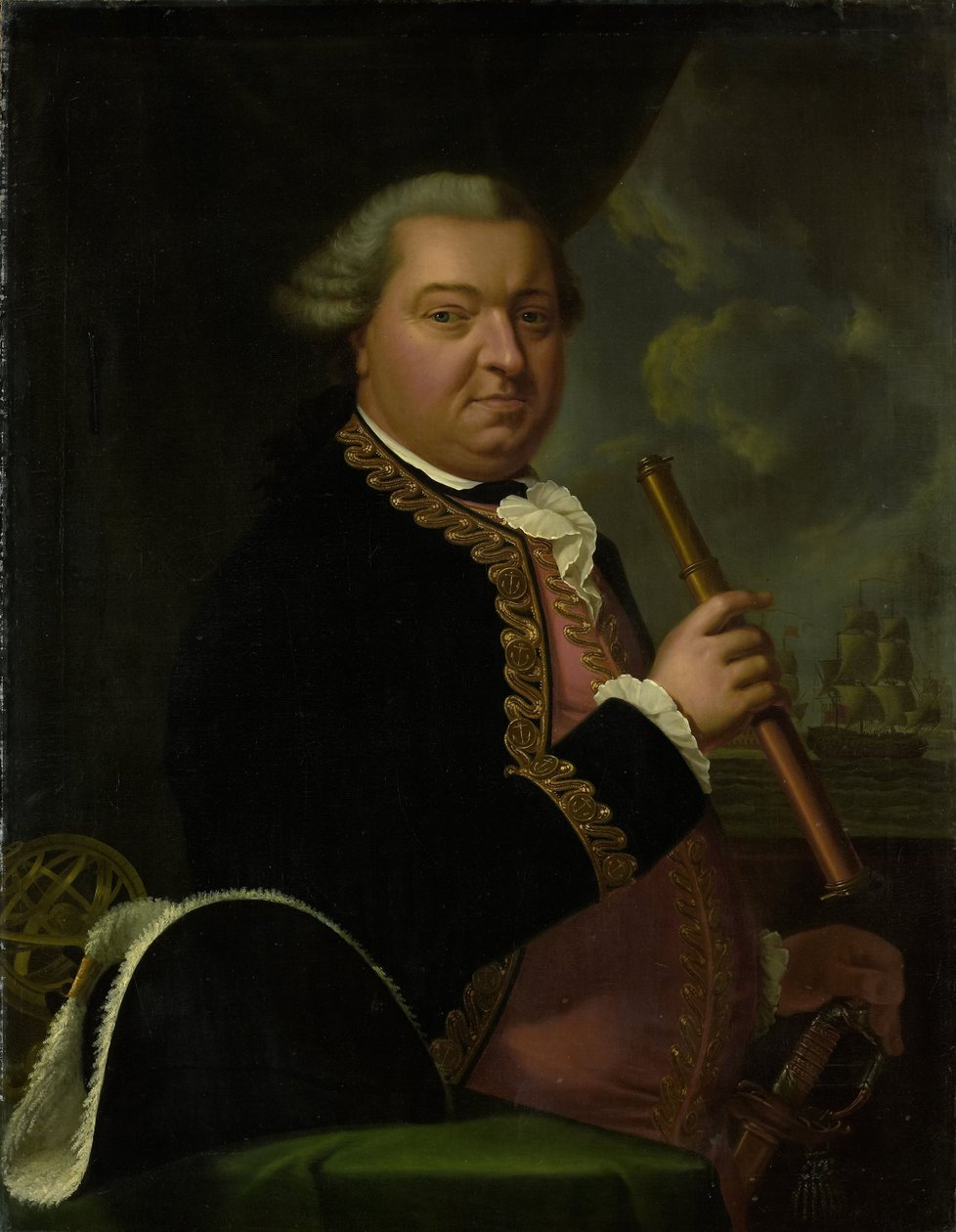 Willem Crul的肖像（1721-1781） 作者 Cornelis van Cuylenburgh