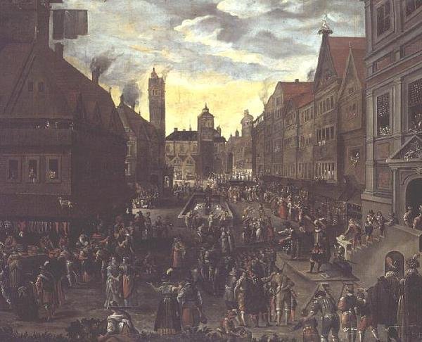 乡村集市 作者 Cornelis Beelt