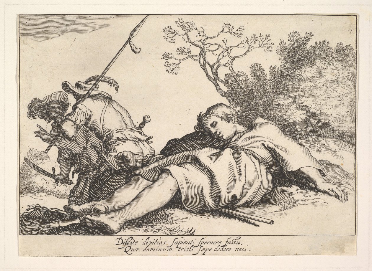职业的乐趣。 作者 科尼利斯·布洛埃马特（Cornelis Bloemaert）