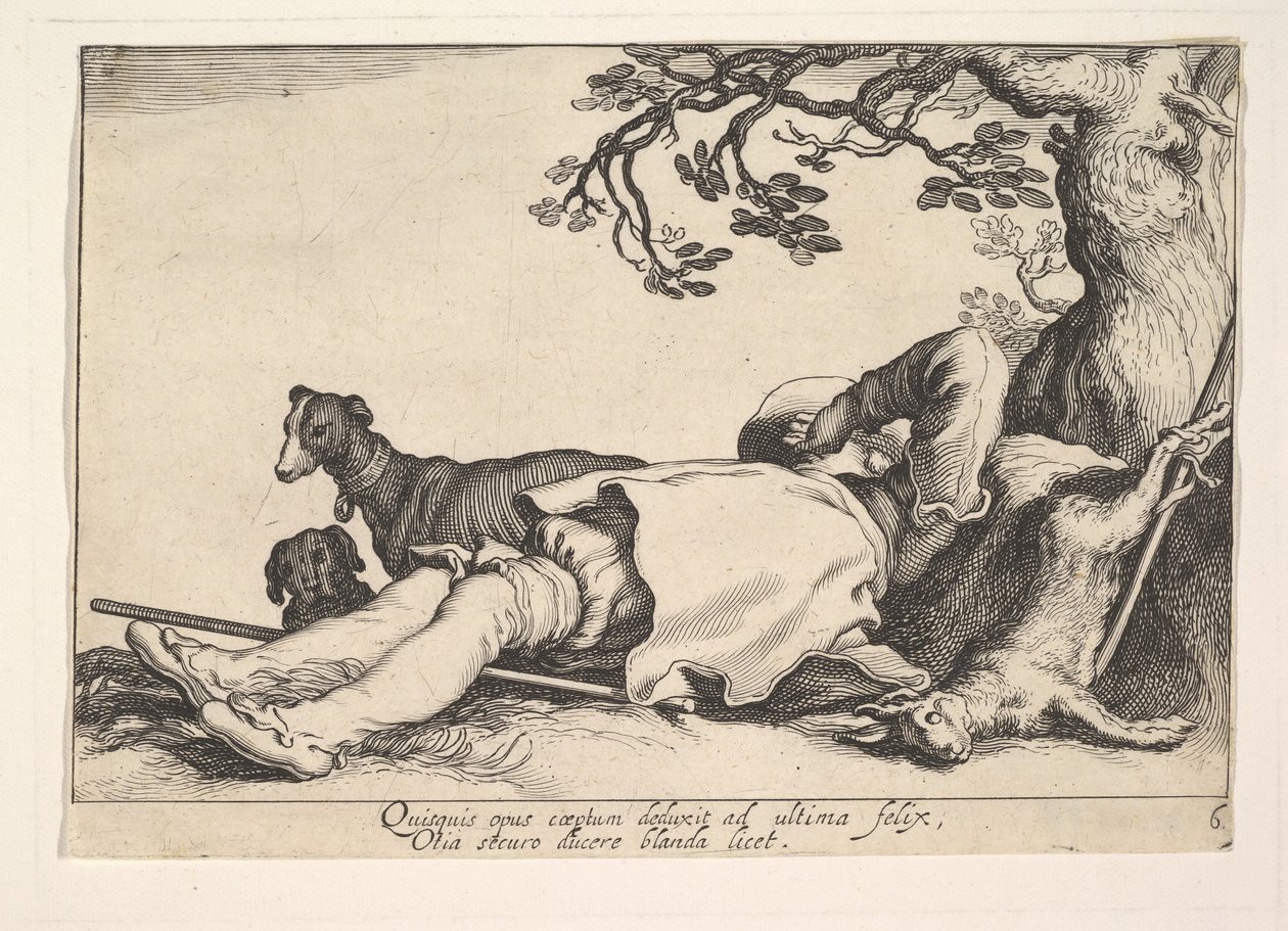 职业的乐趣。 作者 科尼利斯·布洛埃马特（Cornelis Bloemaert）