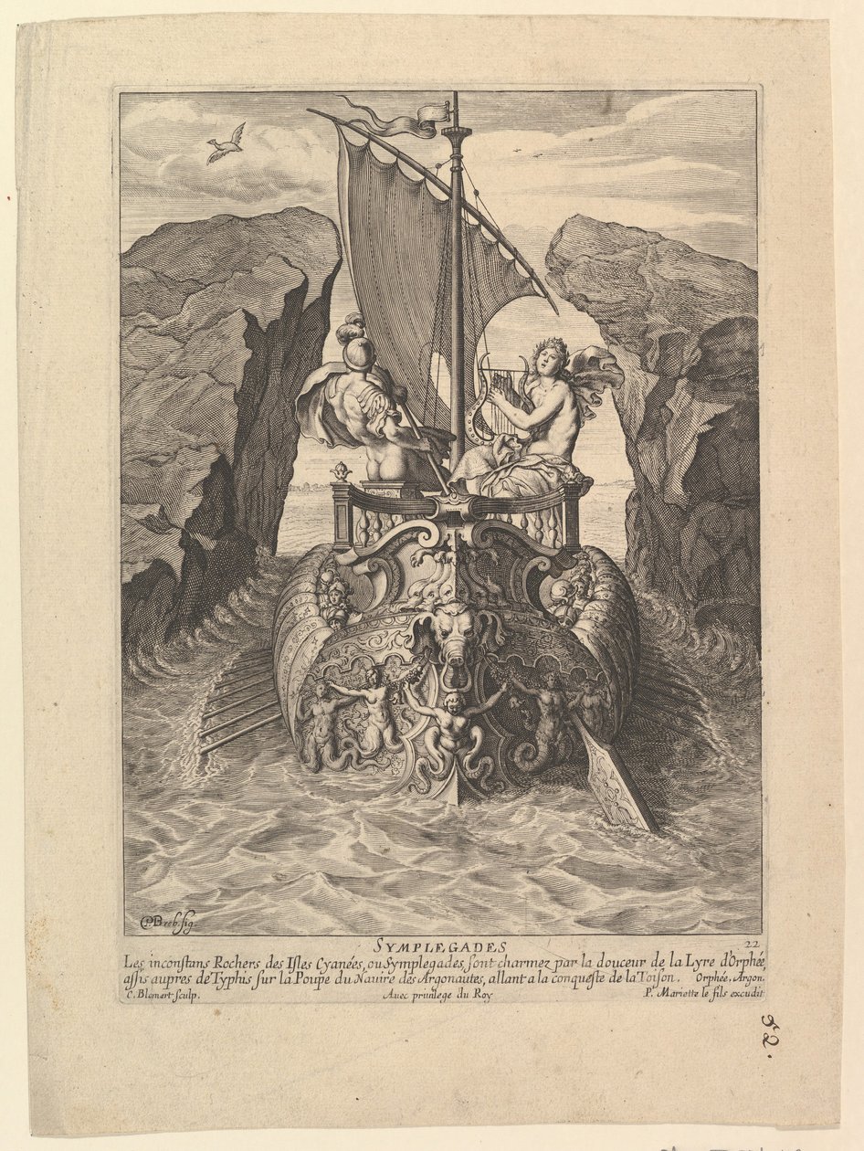 Symplegades，17世纪。 作者 科尼利斯·布洛埃马特（Cornelis Bloemaert）
