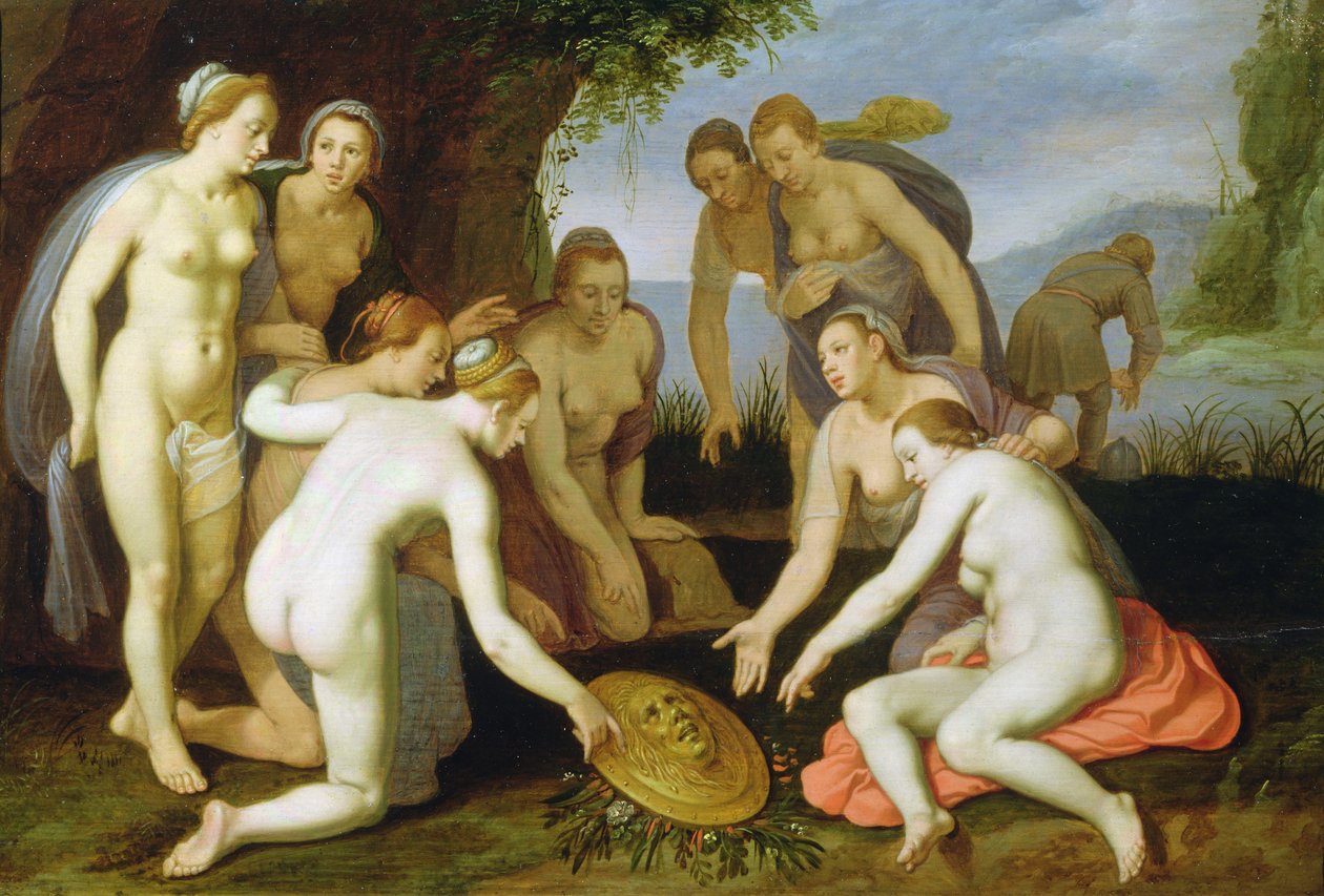 英仙座与仙女座传说中的场景 作者 Cornelis Cornelisz van Haarlem