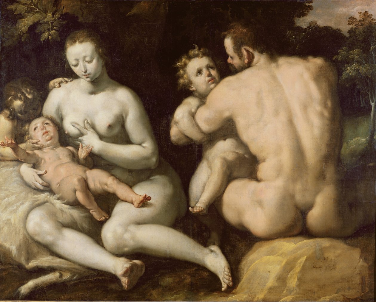 诺亚的家人 作者 Cornelis Cornelisz van Haarlem