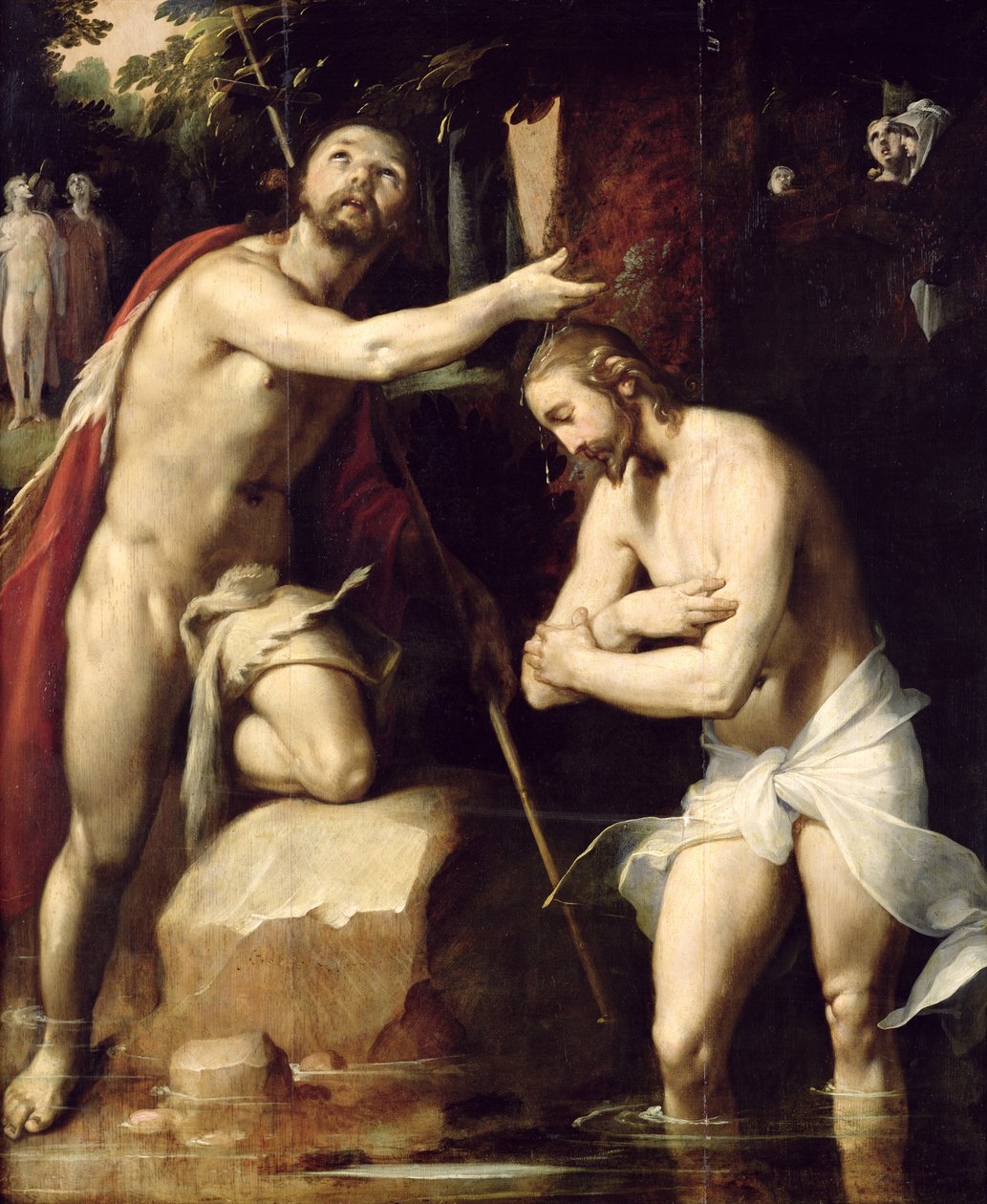 基督的洗礼 作者 Cornelis Cornelisz van Haarlem