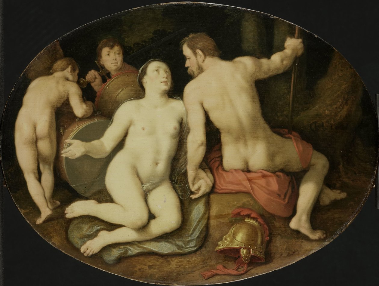 金星和火星 作者 Cornelis Cornelisz。范·哈勒姆