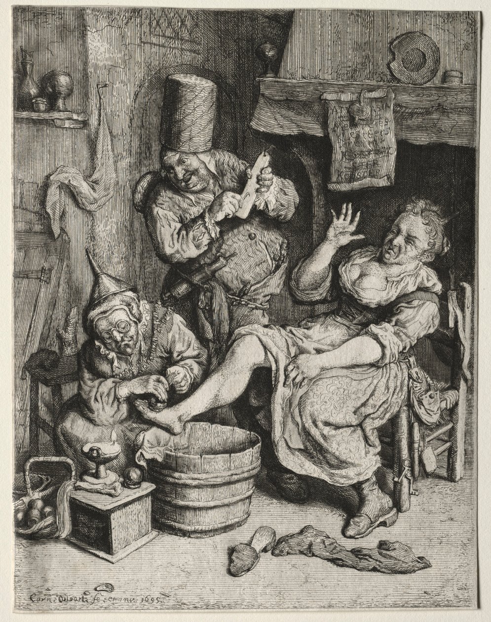 The Sucker，1695年。 作者 科尼利斯·杜萨特