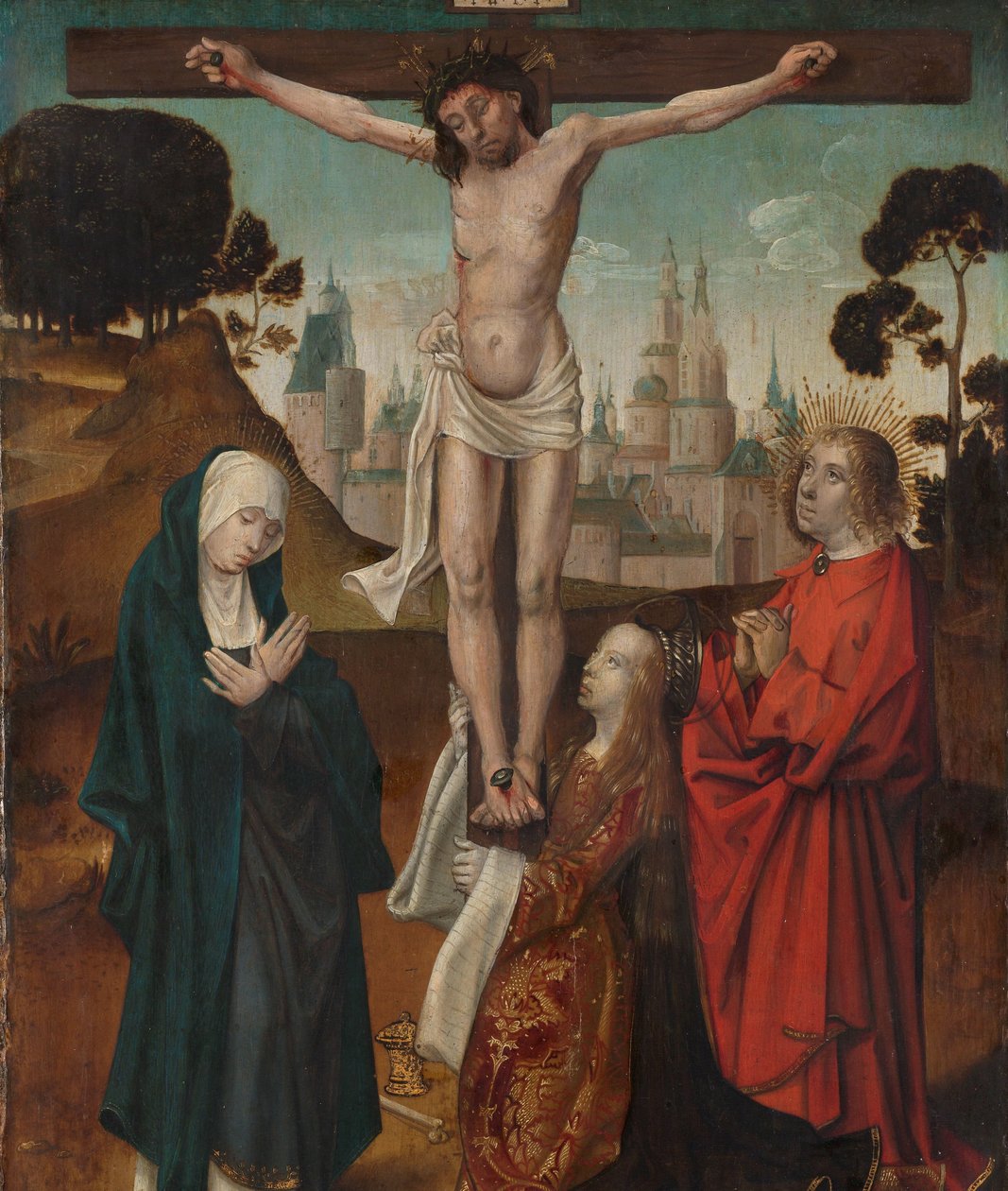 受难 作者 Cornelis Engebrechtsz（圈子）