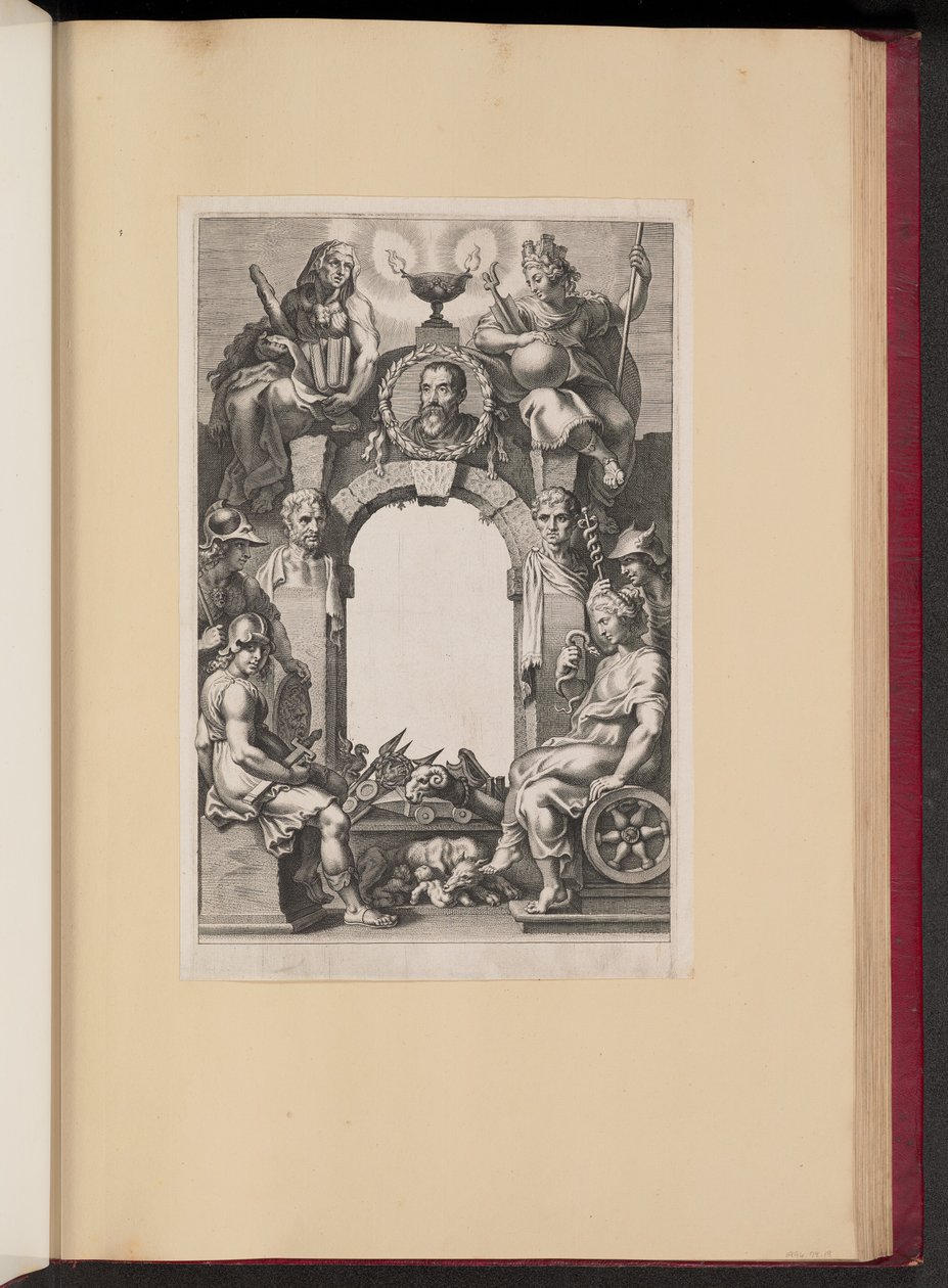 Justus Lipsius, Opera Omnia, I扉页 作者 彼得·保罗·鲁本斯爵士之后的科内利斯·加勒一世