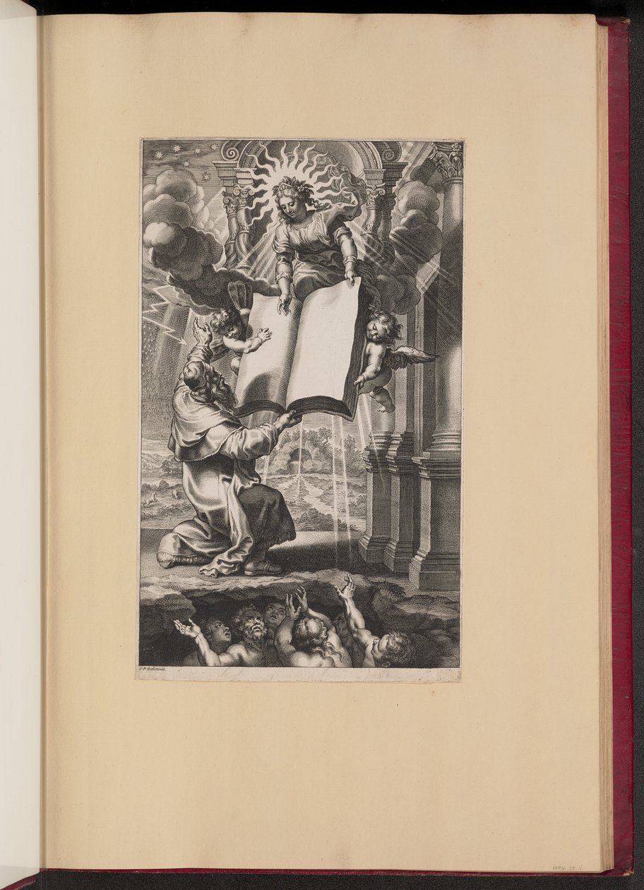 Olivier Boonaerts的 "In Ecclesiasticvm Commentarivs... "扉页 作者 彼得·保罗·鲁本斯爵士之后的科内利斯·加勒一世
